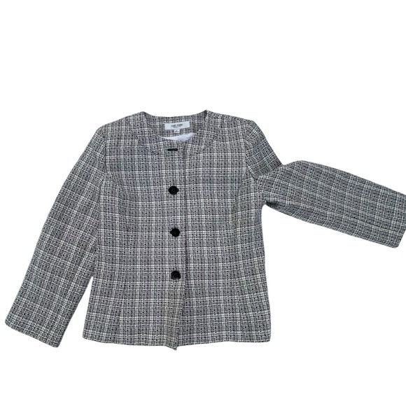 Jones Studio Seperates houndstooth blazer size 8 - Picture 11 of 13